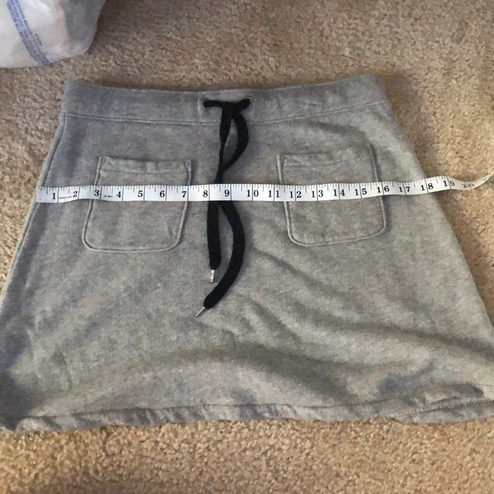 gray sweatpant skirt - Picture 8 of 8